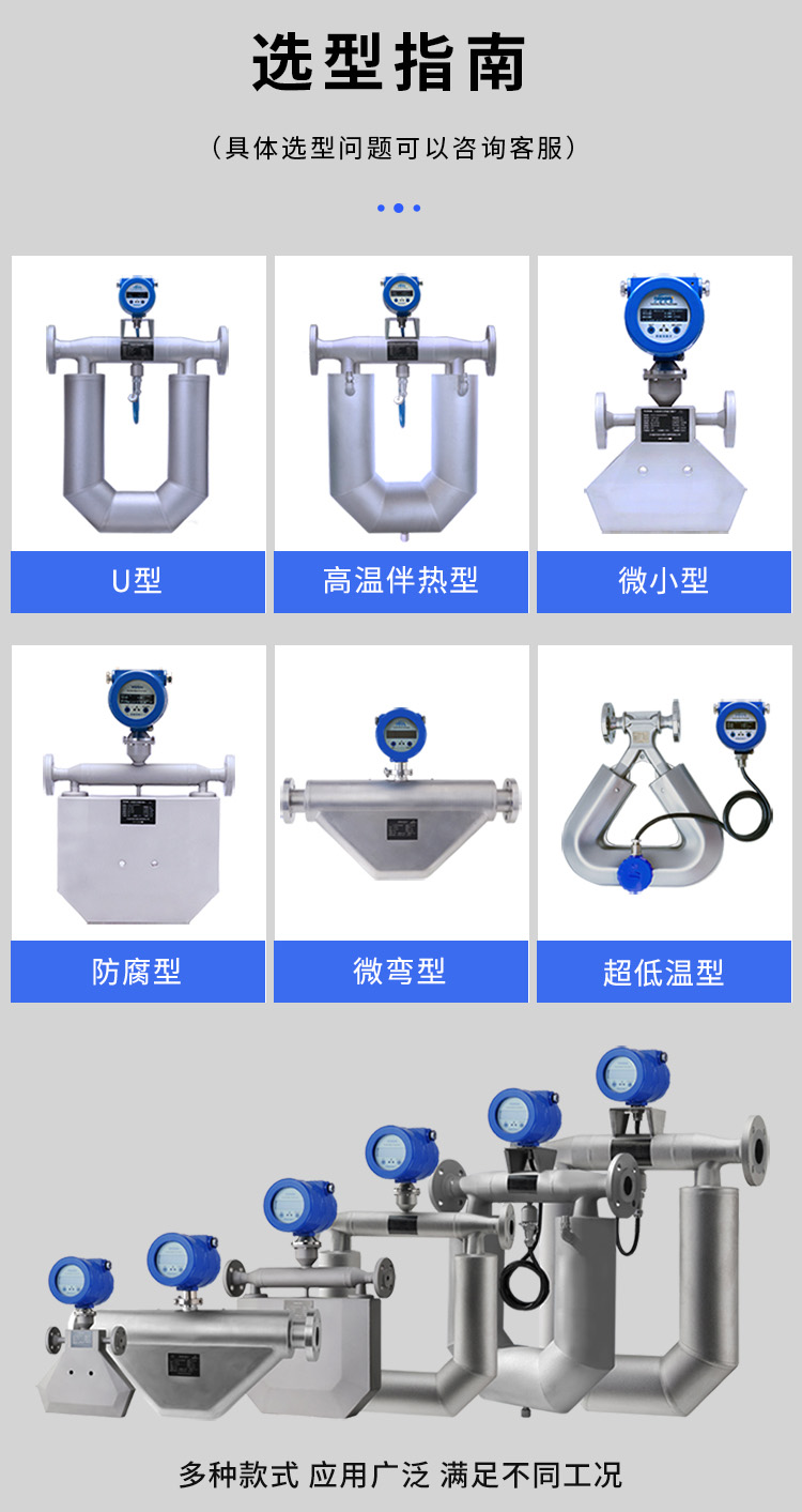 液氨質(zhì)量流量計(jì)產(chǎn)品分類圖