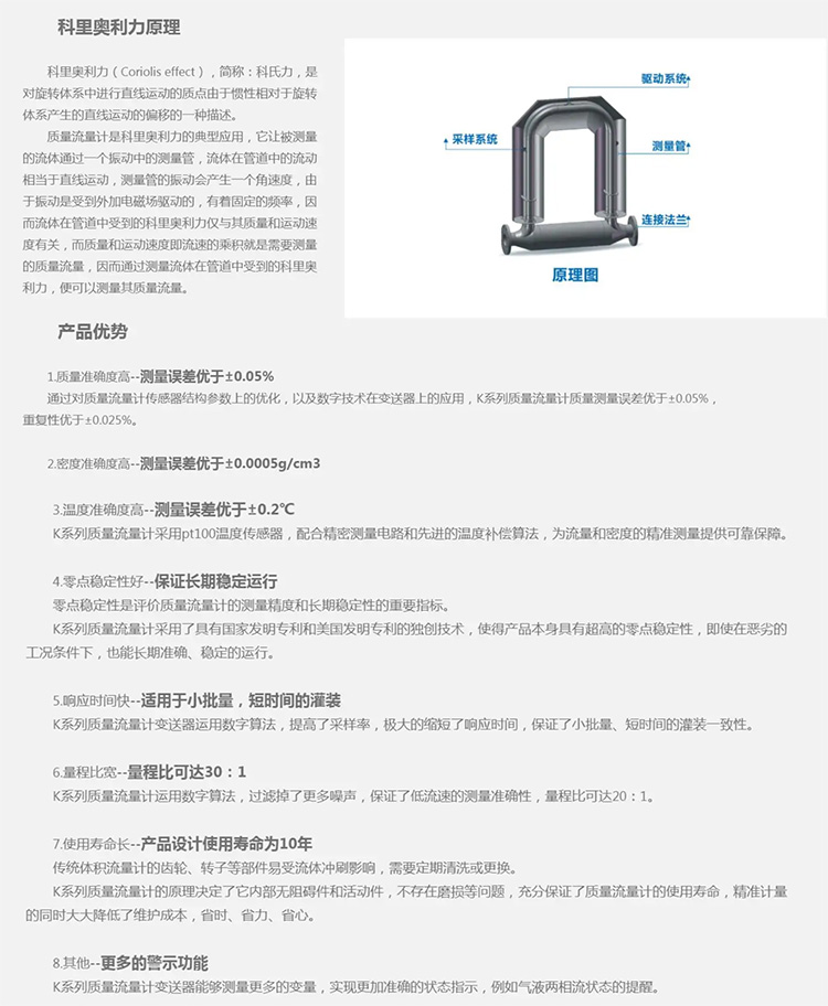 液氨質(zhì)量流量計(jì)工作原理及產(chǎn)品優(yōu)勢(shì)